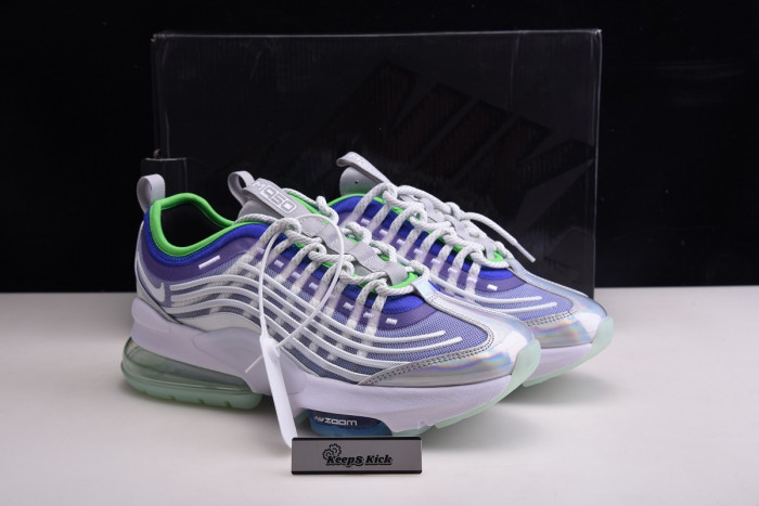 nike air max zoom 950 white purple green running cj6700-004