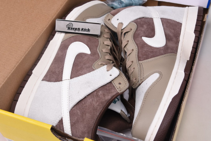 nike dunk high light chocolate dh5348-100