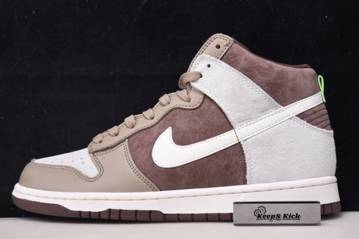nike dunk high light chocolate dh5348-100