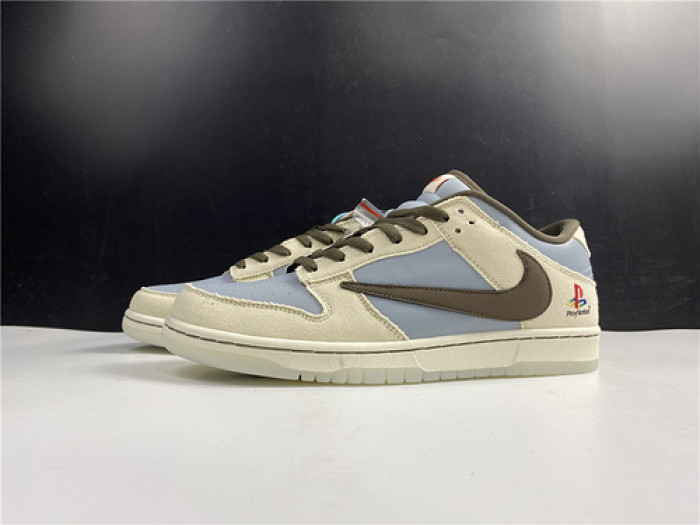 travis scott x playstation x nike dunk low cu1726-800